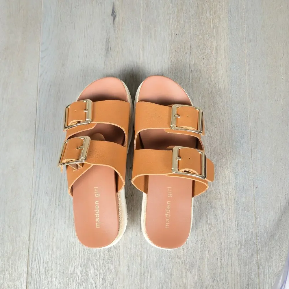 Madden Girl Mythical Women's Wedge Sandal Size 7 NIB